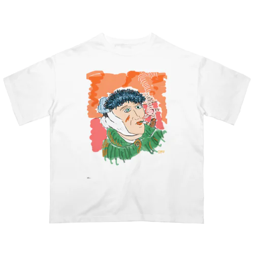 アート雑貨A（ゴッホ） Oversized T-Shirt
