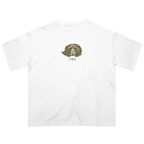 【 FIKA 北欧 ハリネズミ】3 Oversized T-Shirt