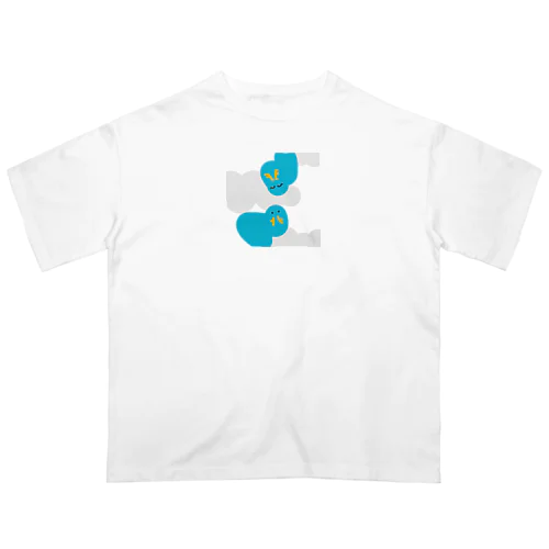 あおい龍 Oversized T-Shirt