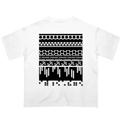 幾何学模様2008 Oversized T-Shirt