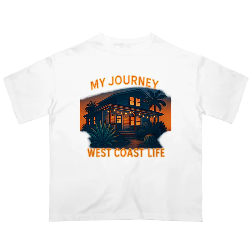 West Coast Porch – MY JOURNEY Oversized T-Shirt