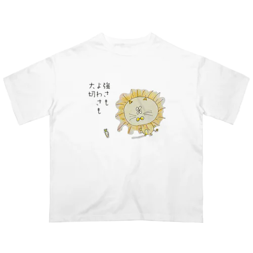 ケア友らいおん Oversized T-Shirt