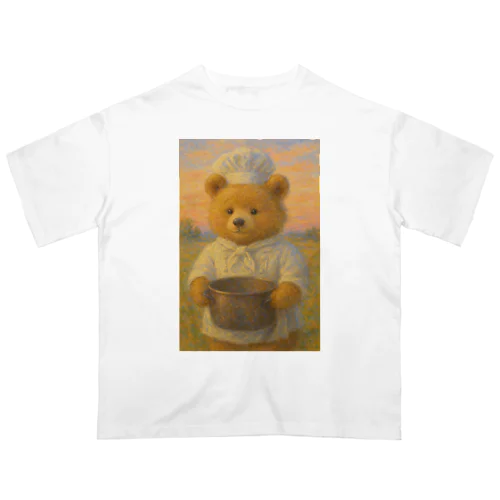 伝説のコック　ベアシェフ・ノア Oversized T-Shirt