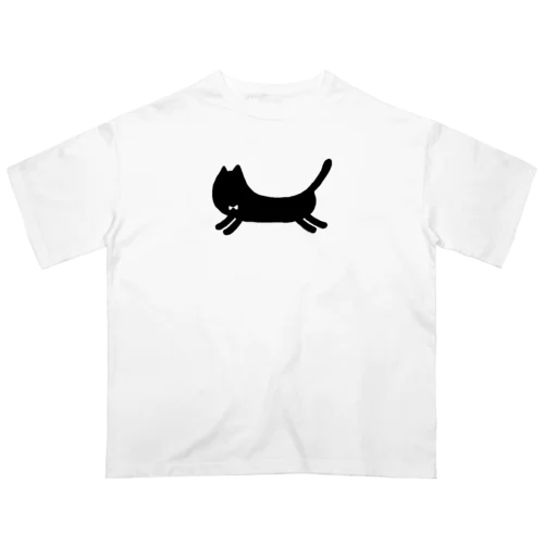 くろねこ オーバーサイズTシャツ