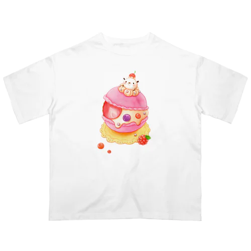 ポコポコマカロン Oversized T-Shirt