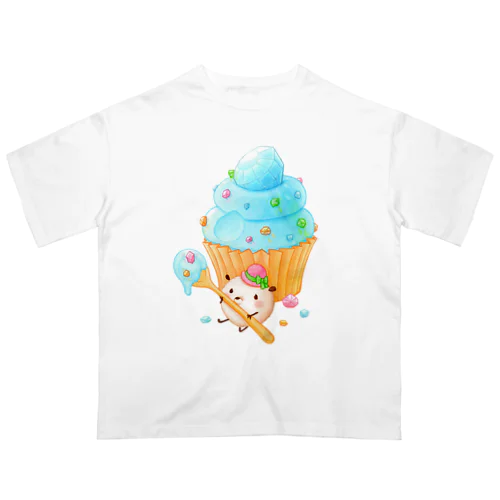 ポコポコカップケーキ Oversized T-Shirt