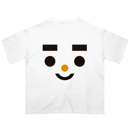 雪だるま オーバーサイズTシャツ