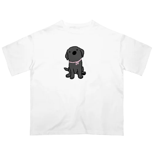 黒ラブパピー オーバーサイズTシャツ