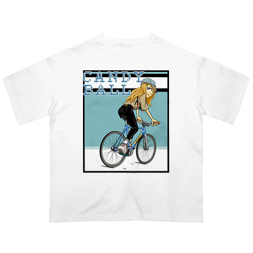 CANDY BALL (fixie girl) オーバーサイズTシャツ