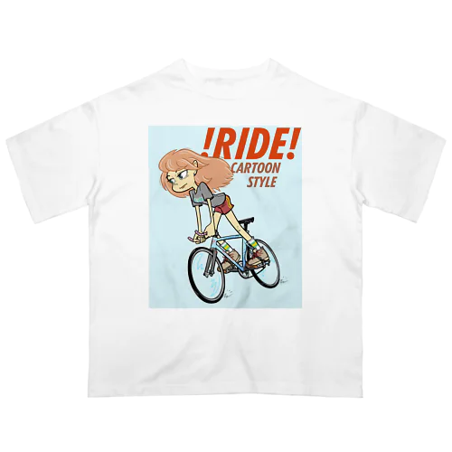 !RIDE! (CARTOON STYLE) オーバーサイズTシャツ