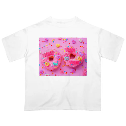 yum yumドーナツ🍩 オーバーサイズTシャツ