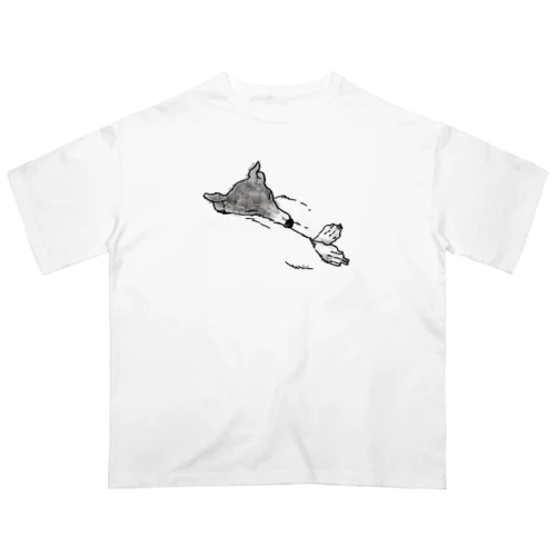 うもれる犬 Oversized T-Shirt