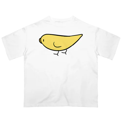 とことこセキセイインコルチノーちゃん【まめるりはことり】 Oversized T-Shirt