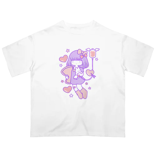 点滴少女 オーバーサイズTシャツ