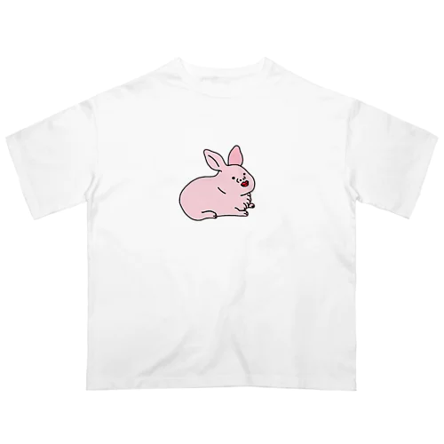 うさぎくん。 オーバーサイズTシャツ