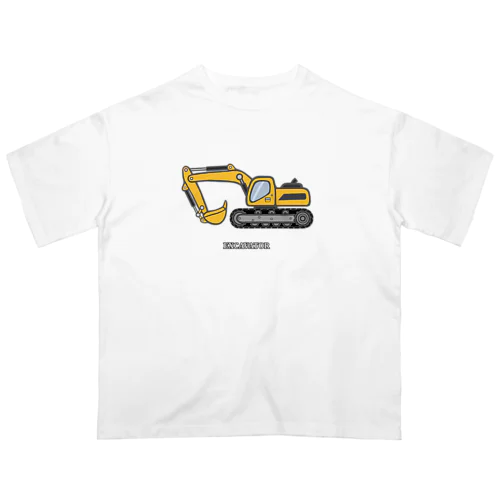 ショベルカー オーバーサイズTシャツ