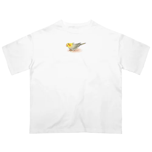 オカメインコ　レキ【まめるりはことり】 Oversized T-Shirt