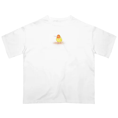 コザクラインコ　レイ【まめるりはことり】 Oversized T-Shirt