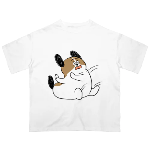 もじゃまるしりもち オーバーサイズTシャツ