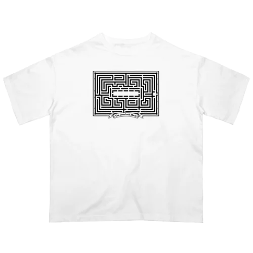 Hotel Maze Map Oversized T-Shirt