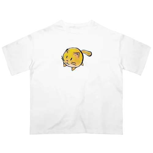 くるくるねこねこ~いっぴき~ オーバーサイズTシャツ