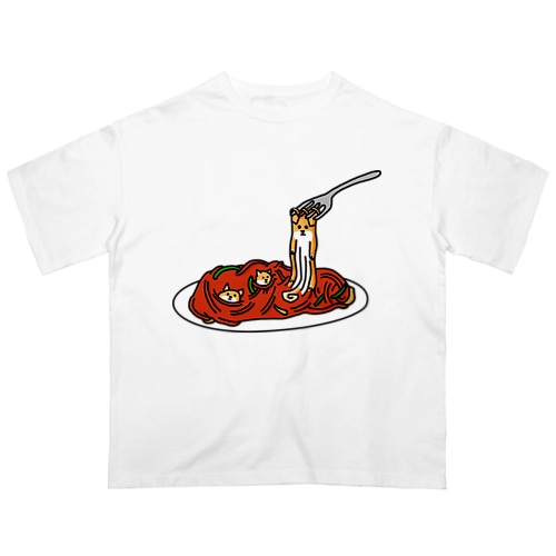 ナポリタンにまざりいぬ Oversized T-Shirt