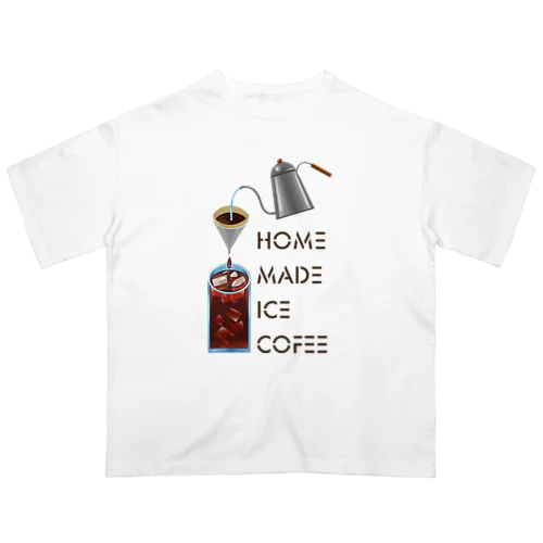 自家製アイスコーヒー 淡色用 197-1 オーバーサイズTシャツ