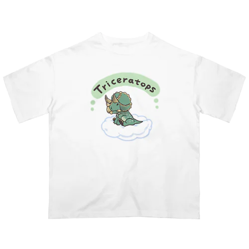 ふわふわトリケラトプス Oversized T-Shirt