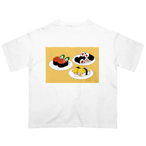 なんかいる。いくら鉄火玉子T オーバーサイズTシャツ