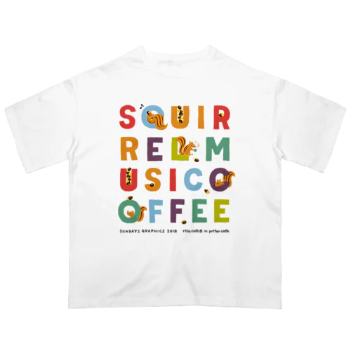 りすカフェ2018 オーバーサイズTシャツ