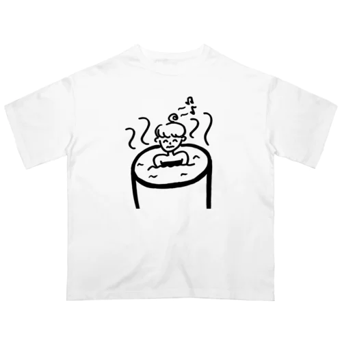 温泉 オーバーサイズTシャツ