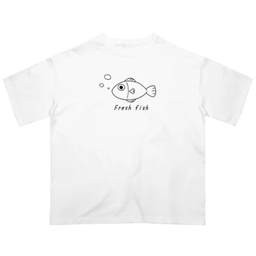 新鮮な魚 オーバーサイズTシャツ