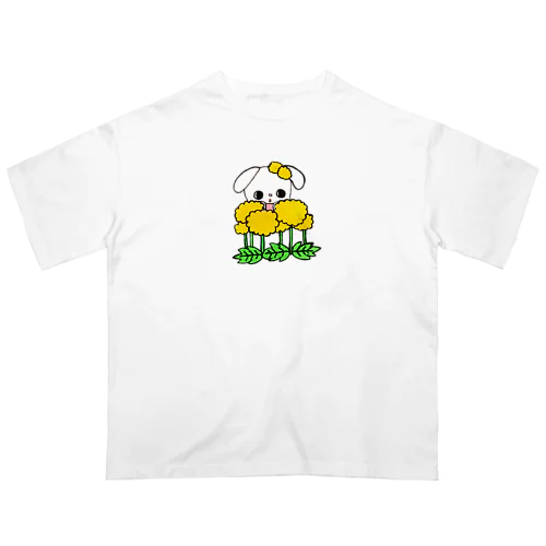 たんぽぽとうさぎ オーバーサイズTシャツ