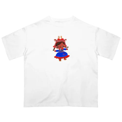 サーミのしかのおんなのこ Oversized T-Shirt