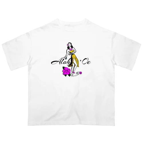 HULA GIRL Oversized T-Shirt