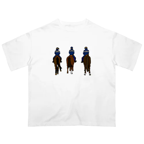 フランス・パリの騎馬隊 オーバーサイズTシャツ