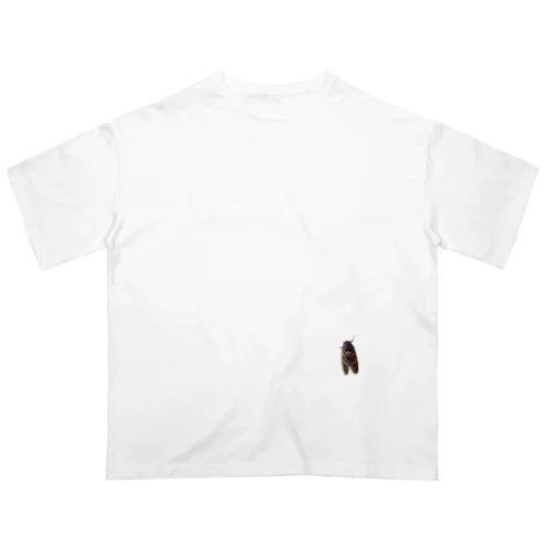 あ！虫止まってる！（アブラゼミ） Oversized T-Shirt