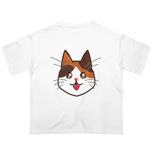 三毛猫ちゃん オーバーサイズTシャツ