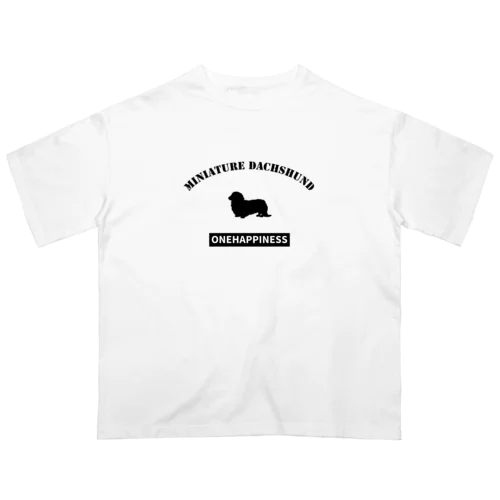 ミニチュアダックスフンド  ONEHAPPINESS オーバーサイズTシャツ