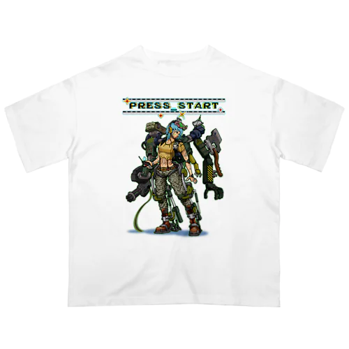 “PRESS START” 1-#1 オーバーサイズTシャツ