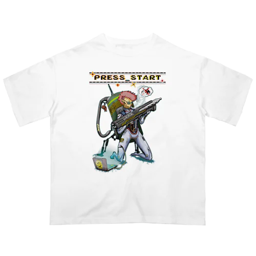 “PRESS START” 2-#1 オーバーサイズTシャツ