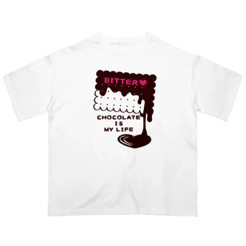 CT99 CHOCOKATE IS MY LIFE*E Oversized T-Shirt