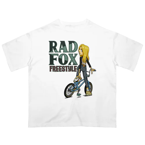 "RAD FOX" オーバーサイズTシャツ