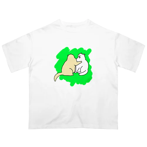 やめてほしいねこ オーバーサイズTシャツ