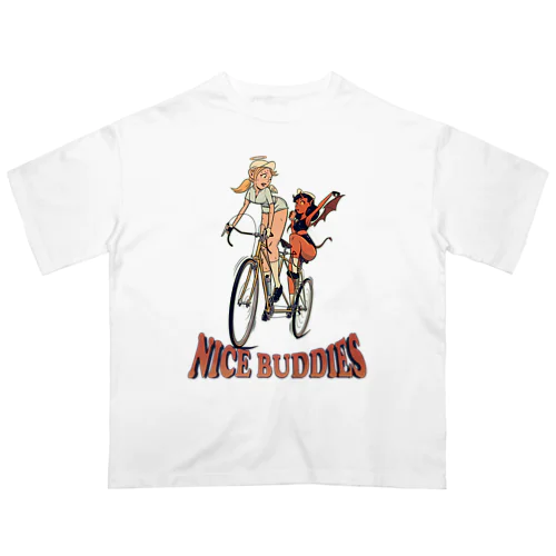 "NICE BUDDIES" オーバーサイズTシャツ