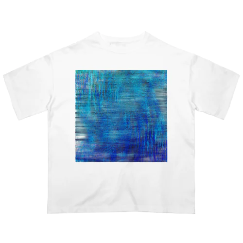 Blue オーバーサイズTシャツ