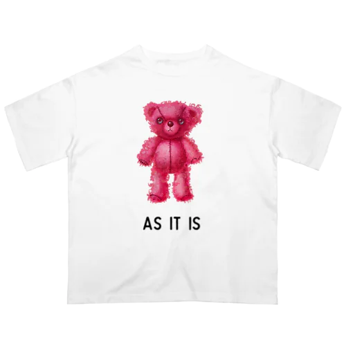 【As it is】（桃くま） オーバーサイズTシャツ