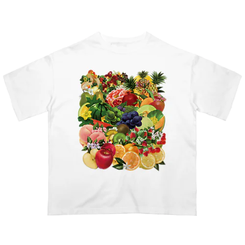 【forseasons】フルーツ盛り合わせ（ロゴなし） オーバーサイズTシャツ
