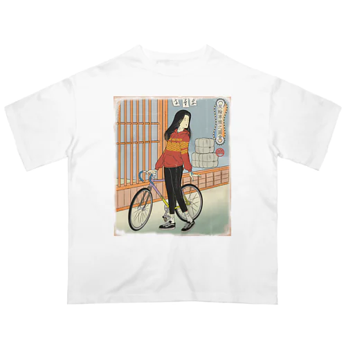 "双輪車娘之圖會" 1-#1 Oversized T-Shirt