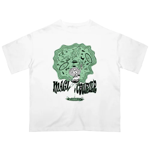 “MAGI COURIER” green #1 Oversized T-Shirt